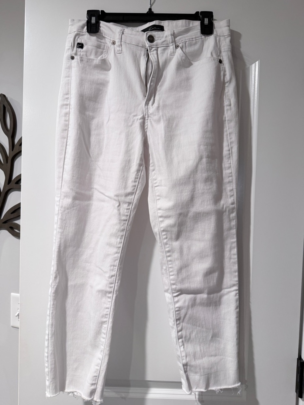 KanCan White Men's Straight Jeans